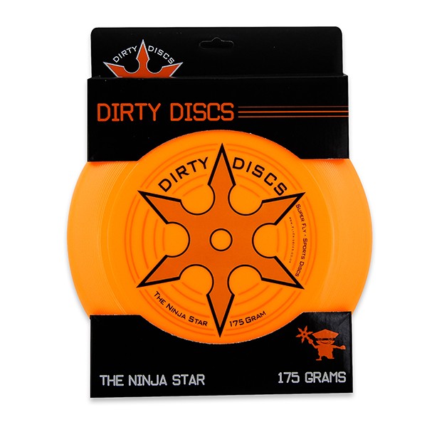 Dirty Disc Ninja Star Frisbee - Packaged Option