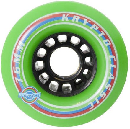 Kryptonics Classic K Longboard Wheels - 76mm / 80A - Various Colours Available 