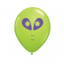 Qualatex 5" Alien Face Balloons - Various Colours