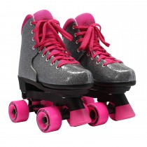 Circle Society - BLING Adjustable Quad Roller Skates - Sizzling Cinnamon