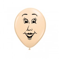 Qualatex 5" Blush Woman Face Balloons