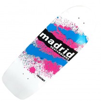 Madrid 'Explosion' Longboard Deck - White