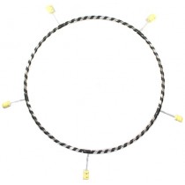 Gora - 5 Section Poly Pro Travel Fire Hula Hoop.