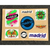 Madrid Skateboards OG Sticker Sheet - Set of 8