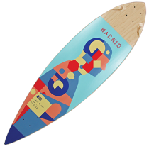Madrid Pintail 'Piechart' Longboard Deck
