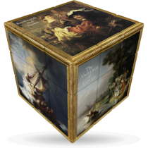 V-Cube Rembrandt - 3 x 3 Flat Puzzle Cube
