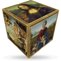V-Cube Renaissance - 3 x 3 Straight Puzzle Cube