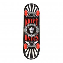 Kryptonics 22" Locker Board 'Skull Rays' Skateboard 