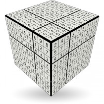V-Cube Sudoku - 3 x 3 Straight Cube