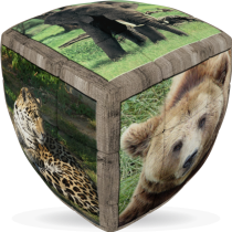V-Cube Wild Animals - 3 x 3 Pillow Puzzle Cube