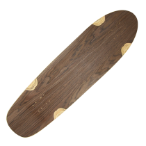 INDY 34" Dark Walnut Kicktail Blank Deck