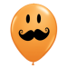 Qualatex 5" Moustache  Balloons - Various Colours