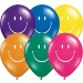 Qualatex 5" Rainbow Smile Face Balloons